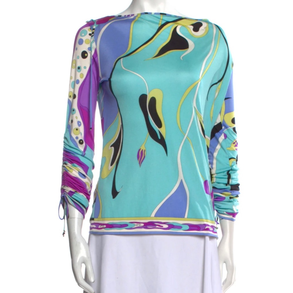 Emilio Pucci silk top